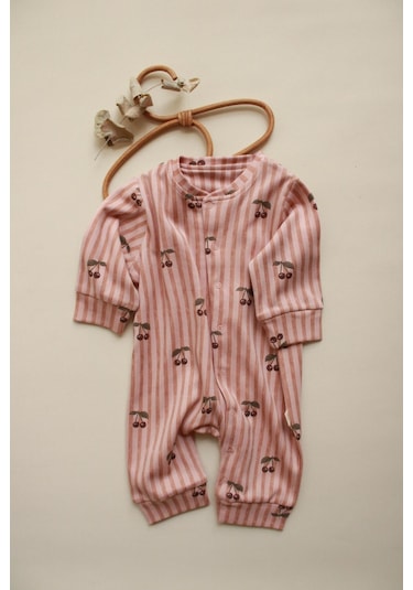 Oh La La Koala Stripe Cherry Serisi Tulum Bej