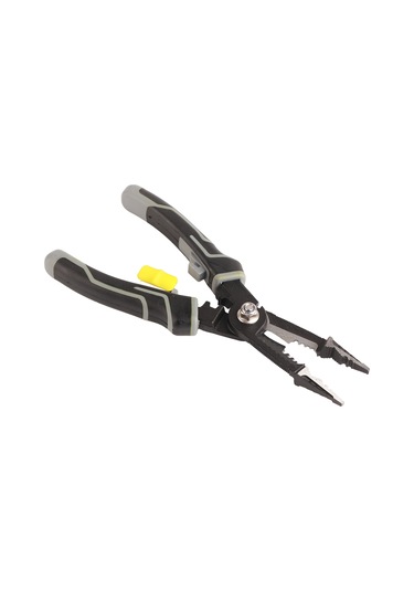 Honmex Gri Elektrikçi Pense - Yüksek Hassasiyetli Bıçaklı, Tel Soyucu, Kesici Ve Presleye Multifonksiyonel Araç