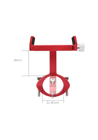 Youtek Alüminyum Bisiklet Telefon Tutucu, Dağ Bisikleti Ve Bisiklet İçin Navigasyon Stabili, Siyah Renkli Sabitleyici