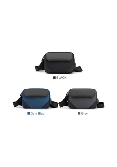 Youtek Erkek Nylon Bel Çantası - Siyah/gri/koyu Mavi Seçenekli, 20x14x5cm, 190g Rafine Spor & Günlük Kullanim Koyu Mavi