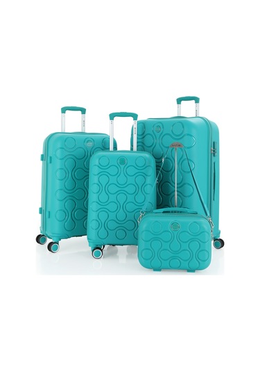 Mçs Polipropilen 4lü Valiz Seti V376 S23sy1000054-set 00207 Cam Göbeği