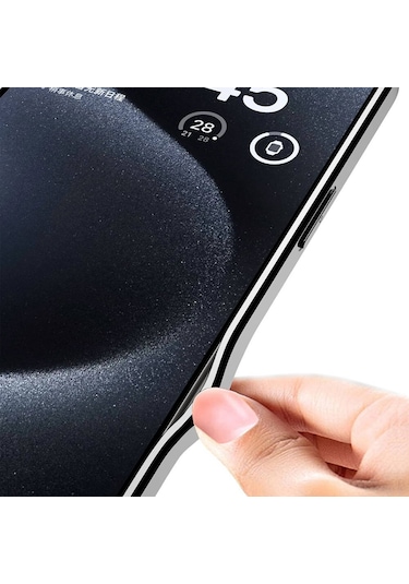 İphone Uyumlu 15 Pro Max Kılıf Ultra İnce Kamera Korumalı Pc + Deri Arka Yüzey Zore X-pro Kapak-titan