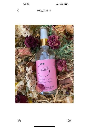 Gülümse Yağı Ayrıştırılmamış Gülsuyu Cam Şişe 100 ML