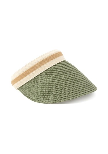 Hasır Vizör Şapka Uv Korumalı Siperlik Plaj Şapkası