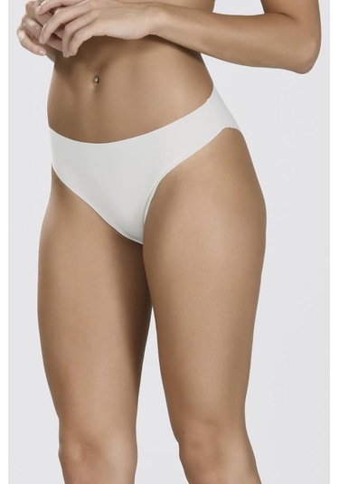 6 Adet Nbb Bayan İz Yapmayan Görünmez İzsiz Külot 1900 Ekru