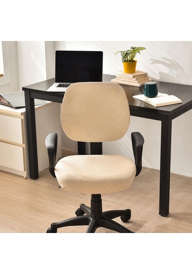 Suntek Bilgisayar Koltuğu Bej Için Çıkarılabilir Ayrılmış