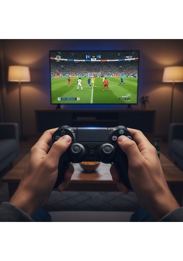 Bluetooth Kablosuz Gamepad Ergonomik Tutuş, Hassas Analog Joystick, Pc & Uyumlu Oyun Kolu