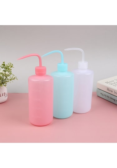 Lebihmurah 1744 Adet 500 Ml Kavisli Pot Yıkama Temiz Plastik Sabun Laboratuvar Yıkama Sıkma Difüzör Şişesi Karşılaşma