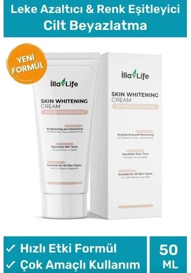 İlla Life Cilt Beyazlatıcı Leke Kremi 50 ML