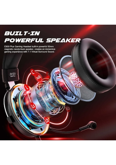 Eksa E900 Plus Usb Kulak Üstü Kulaklık