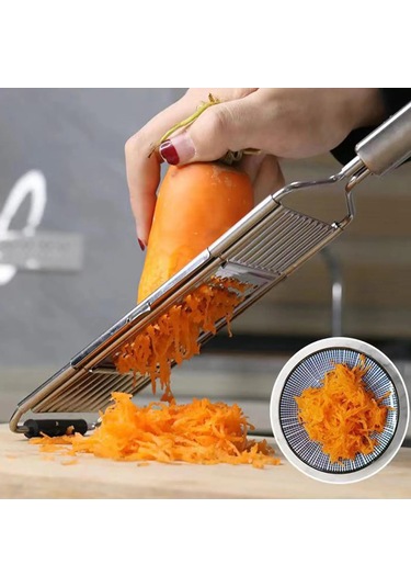 Çok Amaçlı Kesici Paslanmaz Çelik Taşınabilir Manuel Sebze Kesici Gümüş Diğer