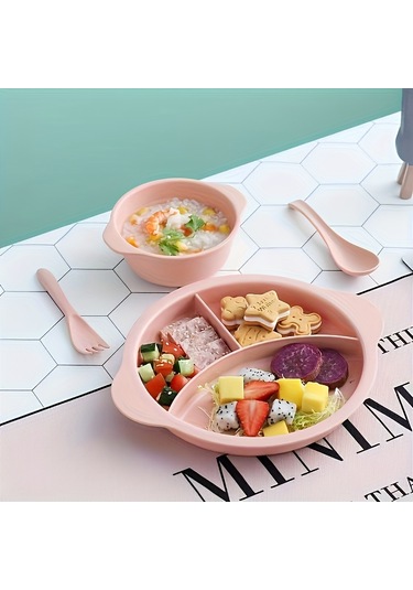 3-6 Yaş Arası Çocuklar İçin Mavi Kareli Plastik Çatal Bıçak Takımı