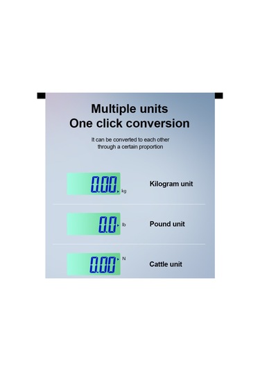 Yifomall Endüstriyel Elektronik Kanca Terazi 500kg - Tahta, Balıkçılık, Av İçin Hassas Ölçüm, 3 Birim Seçeneği, Lcd Işık, Mncs-m Turuncu Pil Yok