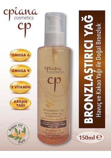 Cpiana Bronzlaştırıcı Argan Yağlı 150 Ml