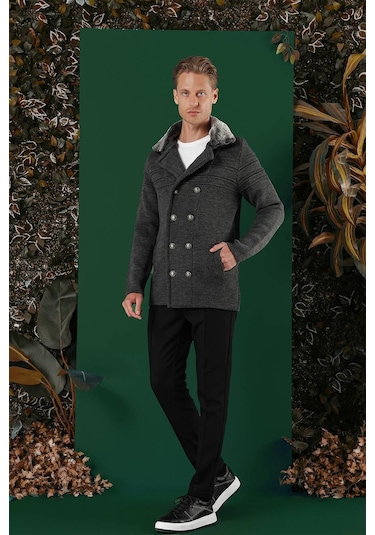 02 Slim Fit Antrasit Spor Kaban Antrasit