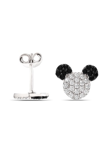 Kız Çocuk Mickey Mause 925 Ayar Gümüş Küpe