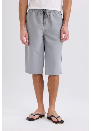 DeFacto Long Fit Uzun Deniz Şortu B7298AX25HSGR265