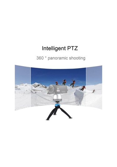 Akıllı Telefonlar İçin 360 Derece Top Kafa Ve Telefon Kelepçesi İle Puluz Cep Mini Tripod Dağı Mavi