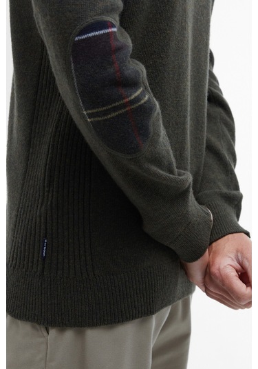 Barbour Holden Half Zip Kazak Ol91 Olıve Marl-ol91 Olıve Marl Haki