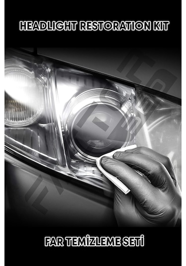 Factor 360 Far Temizleme Ve Parlatma Seti Headlıght Cleaner Kıt