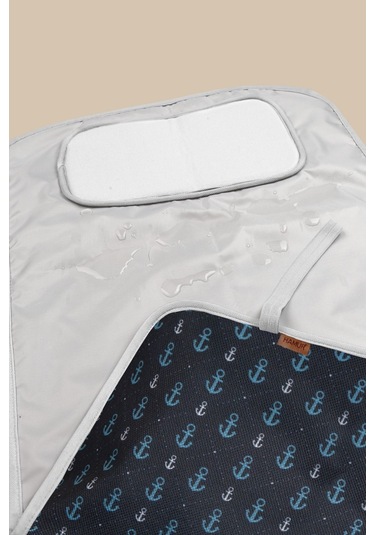 Anne Bebek Bakım Örtüsü Yenidoğan Alt Açma Değiştirme Anchor Organizer Pedi Minderi Çift Taraflı