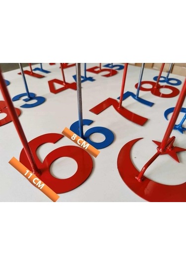 Hayvan Numara İşaretleme Soğuk Damga Seti - 11 Cm-büyükbaş