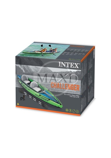 İntex Challenger K2 Çift Kişilik Şişme Kano Set (115 Kg) ( 351 x Çok Renkli