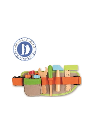 Classic World Ahşap Tamir Seti Bel Çantası