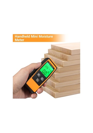 Tongxida Ahşap Nem Ölçer - 8 Ağaç Türü Ve İnşaat İçin Dijital Nem Sensörü