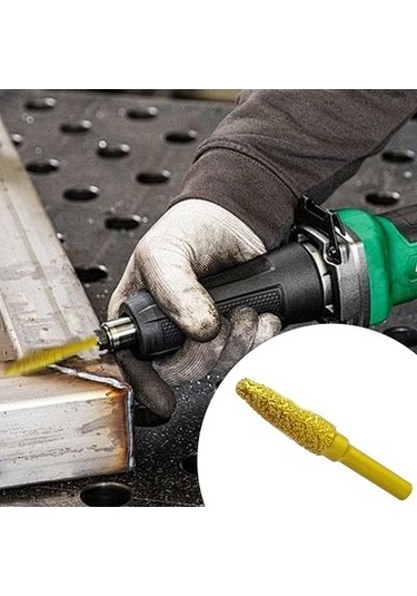 Lijinxu Magideal Elmas Taşlama Kafası Çapak Matkap Ucu 60 Mm Uzun 6 Mm 10 Mm