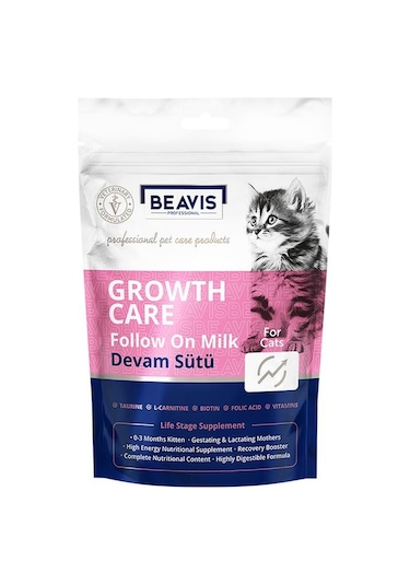 Beavis Growth Care Yavru Kedi Devam Sütü 200 G