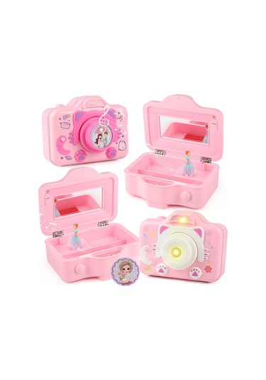 Çocuk Dönen Müzik Kutusu Simülasyon Kamera Projeksiyon Bale Dans