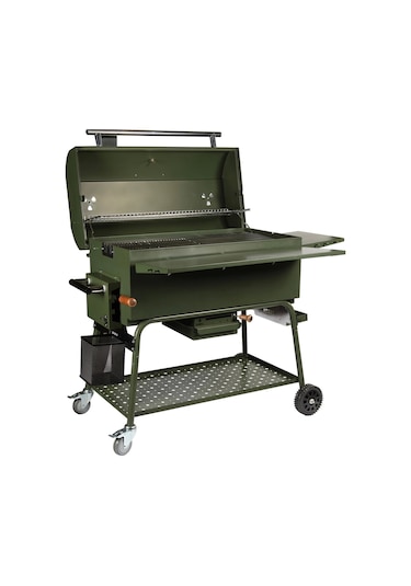 Igrıll Barbekü 1000 Mm Kömürlü Mangal Yeşil