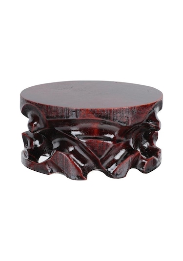 Ahşap Depolama Tabanı Dekoratif Saksı Tabanı Çaydanlık Tutucu Kaide Yard Bahçe Dekor