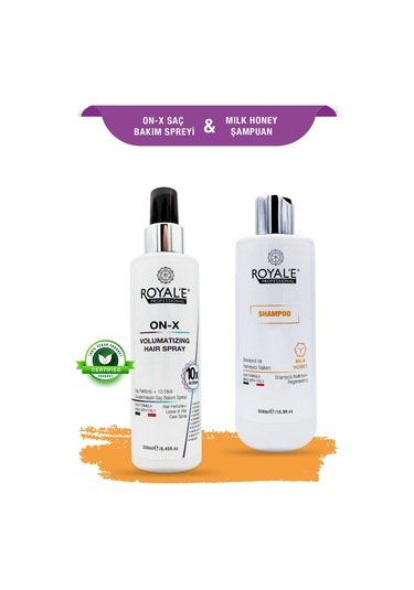 Royale Professional Bakım Etkili Besleyici Saç Parfümü 250 Ml + Milk Honey Şampuan 500 Ml