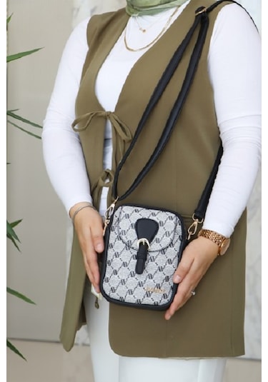 Armine Kadın Yeni Sezon Trend Çanta 406 Gri Noktalı