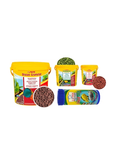 Sera + Lotus Malawi Mix Cichlid Ciklet Balık Yemi 860 G