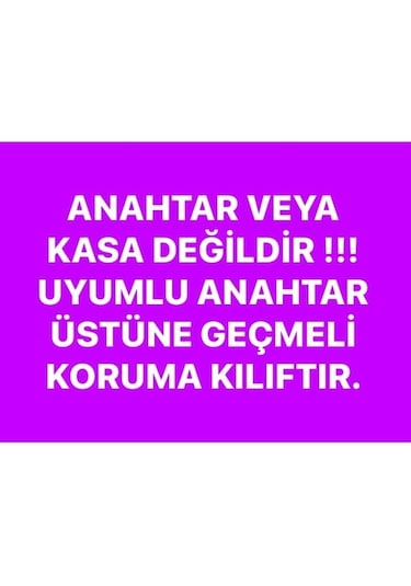 Togg T10x-t10f Uyumlu Anahtar Kılıfı Amblemli Kırmızı-gümüş