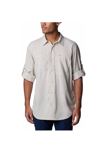 Columbia Am1683 Silver Ridge Utility Lite Long Sleeve Erkek Gömlek-28588-ekru Ekru