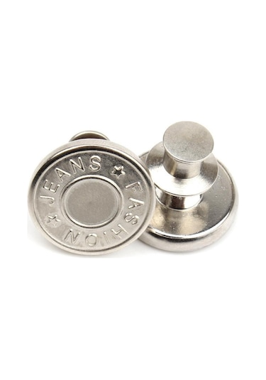 5 Adet Çıtçıt Metal Düğmeler Kot Bel Düğmeleri Mükemmel Uyum Ayarlamak Kendinden Serbest T Hiçbir Dikiş Vida, Çivi, Somun 56703745