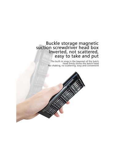 Profesyonel Taşınabilir Hassas Manyetik Tornavida Seti 24 Parça