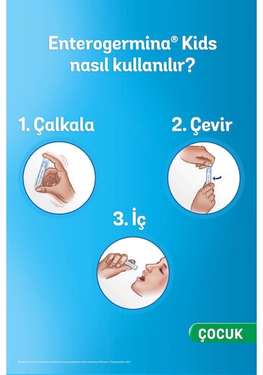 Enterogermina Kids 5 ML 20 Flakon 2'li