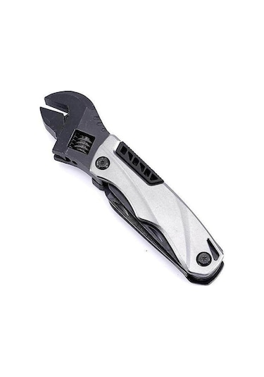 Foldable Çift Taraflı Somun Anahtarı, Dış Mekan Tamir Aleti, 21mm Açılış, 155mm Uzunluk, 2cr13 Çelik, 4 Renk Seçeneği Gri