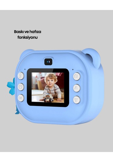 Anında Baskı Özellikli Şipşak Kamera 24mp Hd Çift Lensli, 32gb Hafızalı