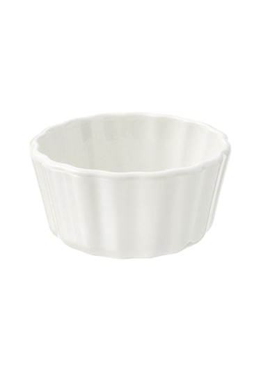 Tart Vardagen Kırık Beyaz 11 Cm Sufle Kabı Beyaz 1 Stoneware Beyaz