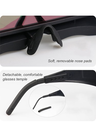 Singree Yüksek Kaliteli Kaynak Gözlüğü: Pc Lens, Pp Çerçeve, Otomatik Kararma, Güneş Enerjili, Rahat Ve Ayarlanabilir