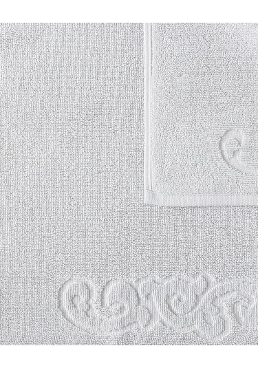 Orlena %100 Pamuk Ayak Havlusu - Gri - 50x70 Cm Gri