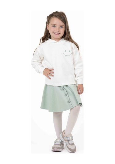 Bestkids Kız Çocuk Baskılı Kapüşonlu Sweatshirt Bb22kk12029 001
