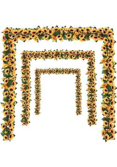 Yapay Çiçek Ay Çiçeği Tak Organizasyon Nişan Düğün Dekor Çiçeği S