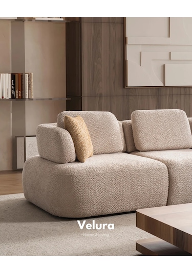 Balance Modüler Köşe Koltuk Takımı & 4 Modül Bej